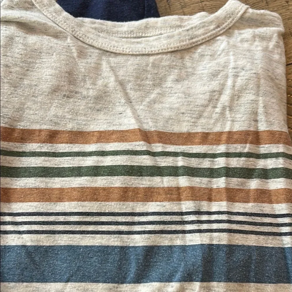 🏄🏼 Cat & Jack set of 3 Short Sleeve Tees 2 Stripe Ts & 1 White T is NWT 🏖️